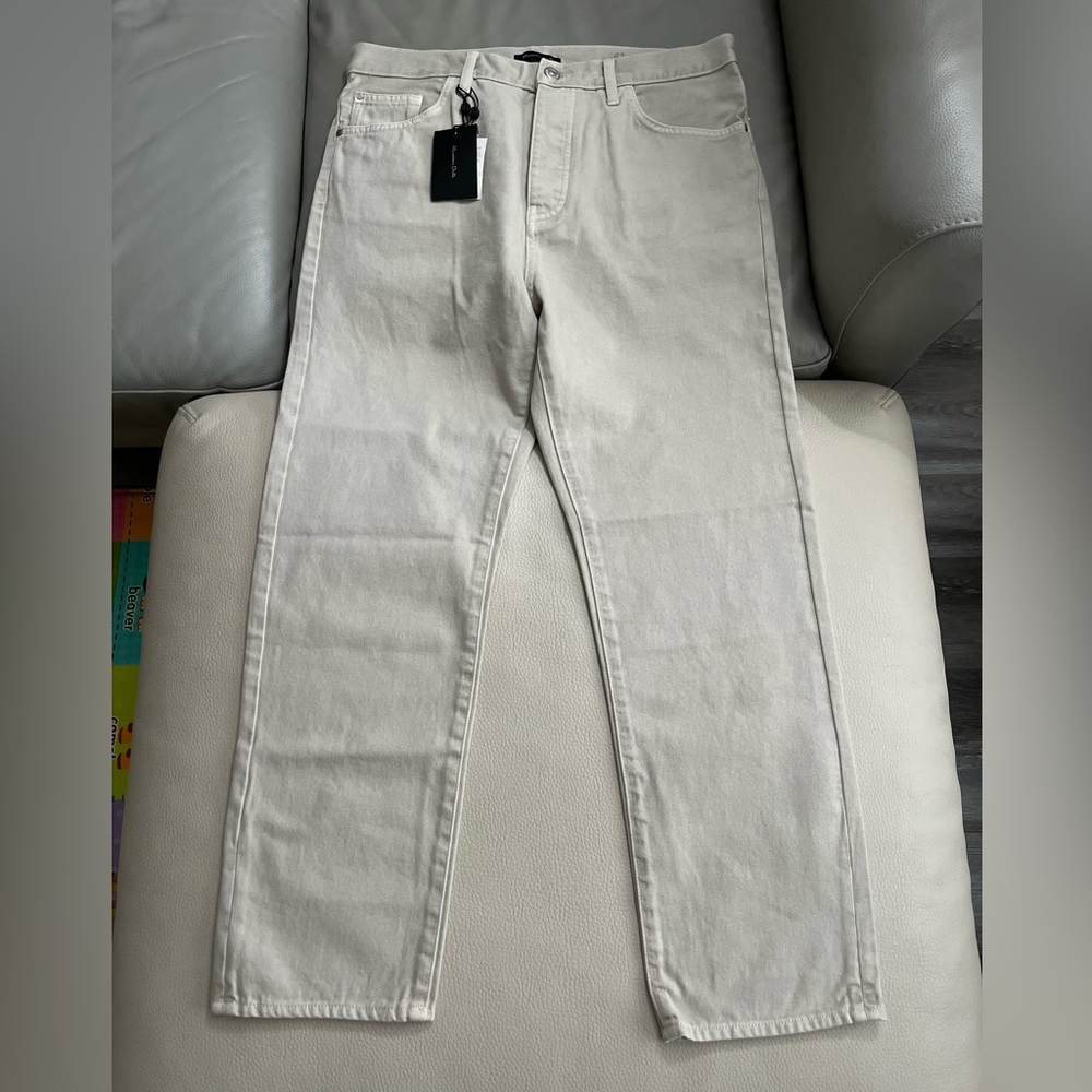NWT - Massimo Dutti Women’s Premium High Rise Straight Jeans - Size 10
